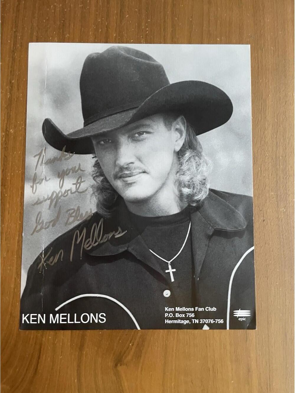 Ken Mellons Photo Signed 8x10 Autographed Signed Photo